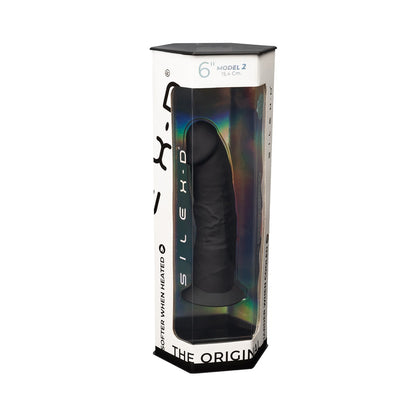6-inch-realistic-silicone-dual-density-dildo-with-suction-cup-black