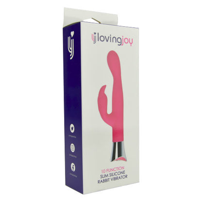 loving-joy-10-function-slim-silicone-rabbit-vibrator-pink