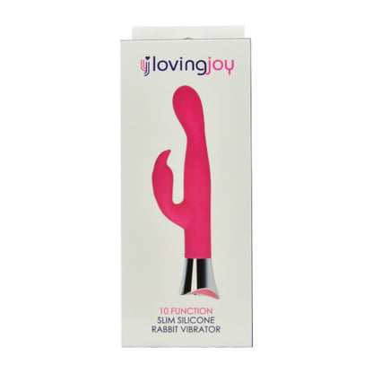 loving-joy-10-function-slim-silicone-rabbit-vibrator-pink