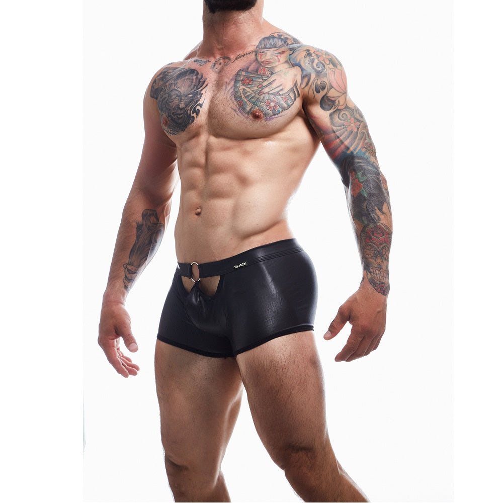 c4m-peekaboo-black-leatherette-mini-pants-extra-large