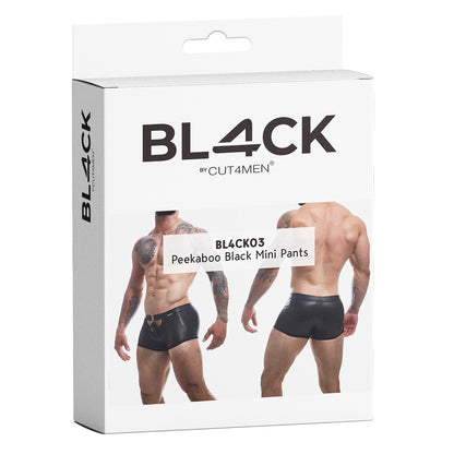 c4m-peekaboo-black-leatherette-mini-pants-extra-large